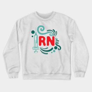 RN Registered Nurse Crewneck Sweatshirt